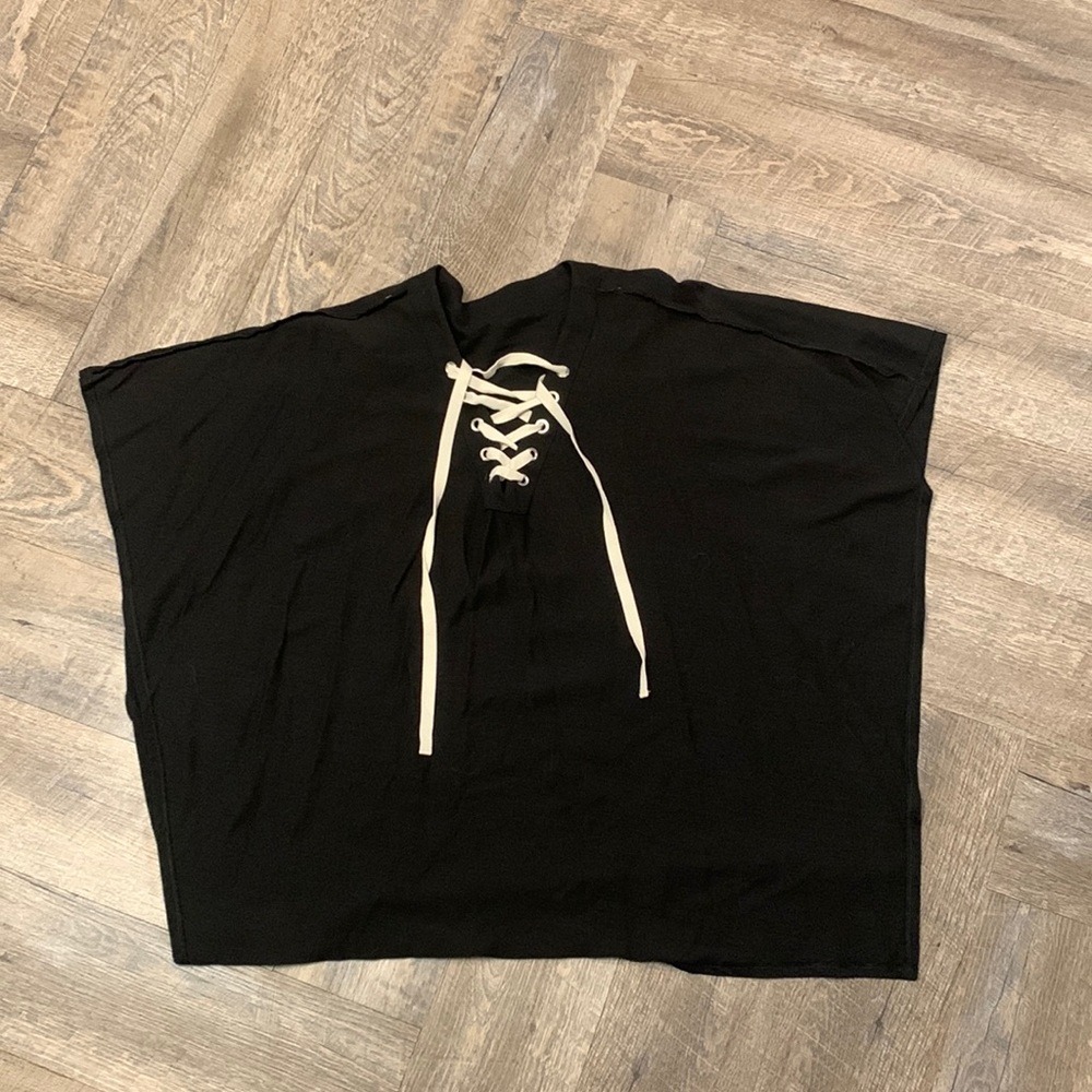 black poncho